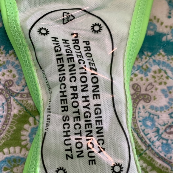 FRINGE Bikini neon green NWOT - Picture 7 of 8